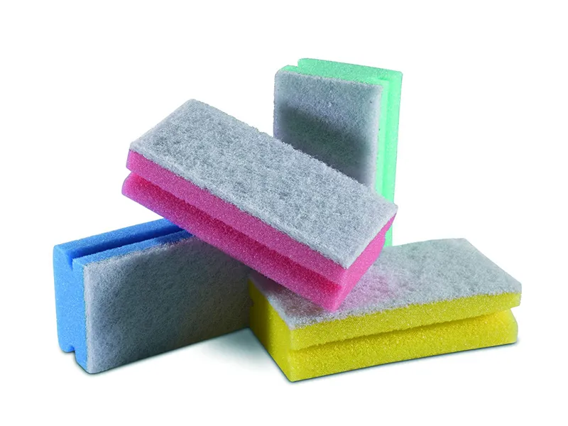 SPUGNA CON FIBRA ABRASIVA BIANCA SPONCOLOR - COD. SPUG00016