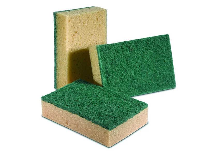 SPUGNA SPONBROWN CON FIBRA ABRASIVA VERDE 